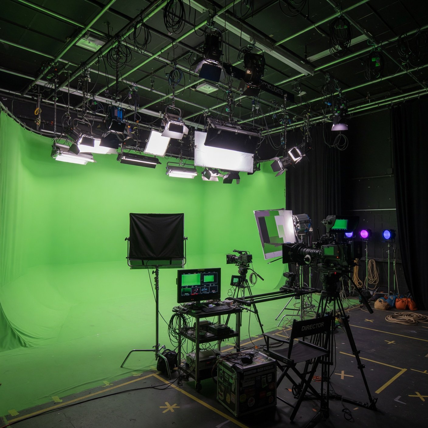 Green screen studio